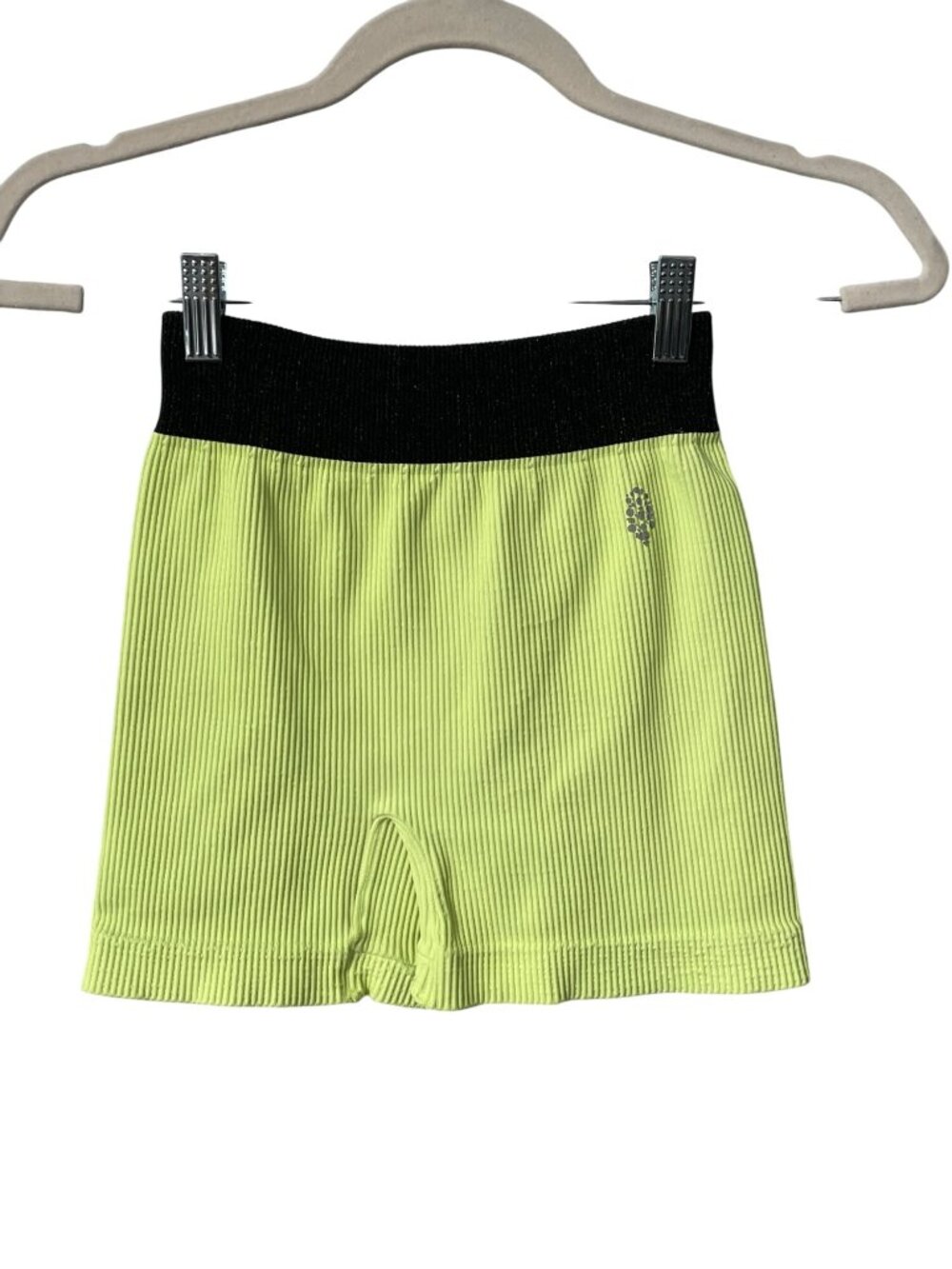 Free People FP Movement Prajna Short XS Ribbed Elastic Waist Athleisure Gymwear